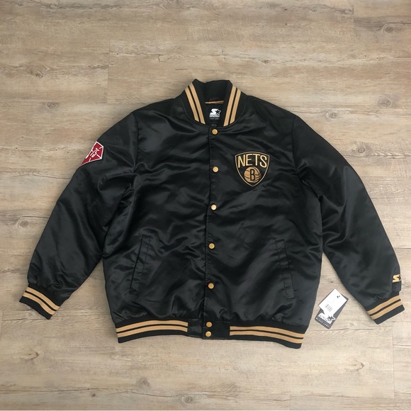 Brooklyn Nets Starter Black Label Jacket